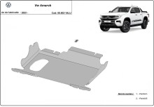 Aliumininė variklio apsauga Volkswagen Amarok (2023-2026)