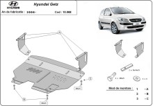 Plieninė variklio apsauga Hyundai Getz (2006-2010)