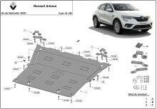 Plieninė variklio apsauga Renault Arkana (2020-2026)