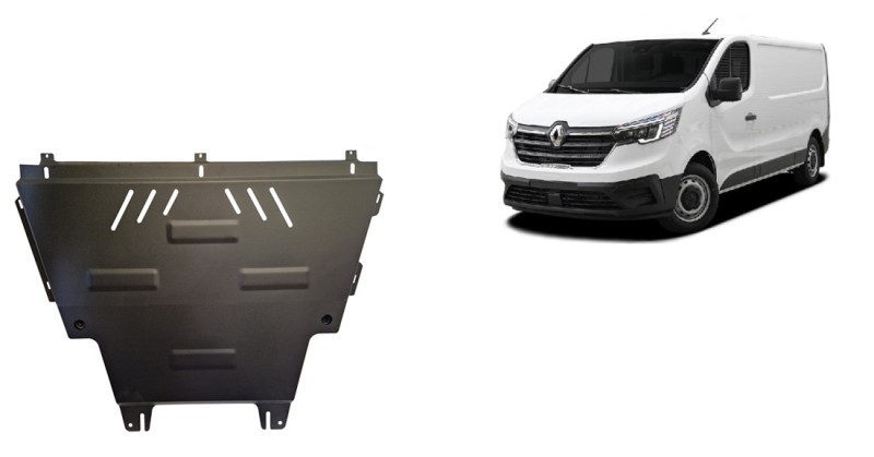 Plieninė variklio apsauga Renault Trafic (2022-2026)