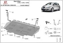 Aliumininė variklio apsauga Seat Altea (2009-2012)