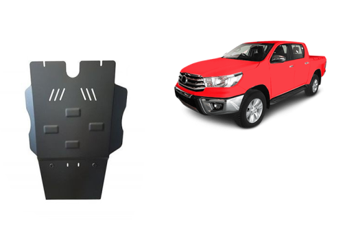 Plieninė pavarų dėžės apsauga Toyota Hilux Revo (2016-2026) Plieninė pavarų dėžės apsauga Toyota Hilux Revo (2016-2026)