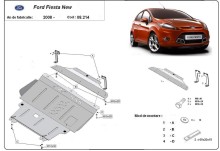 Plieninė variklio apsauga Ford Fiesta (2008-2016)