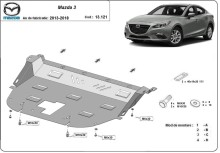 Plieninė variklio apsauga Mazda 3 (2013-2018)