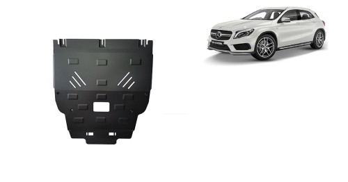 Plieninė variklio apsauga Mercedes GLA X156 (2014-2019) Plieninė variklio apsauga Mercedes GLA X156 (2014-2019)