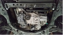 Plieninė variklio apsauga Nissan Micra (2016-2026)