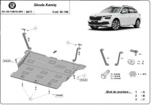 Plieninė variklio apsauga Skoda Kamiq (2017-2026)