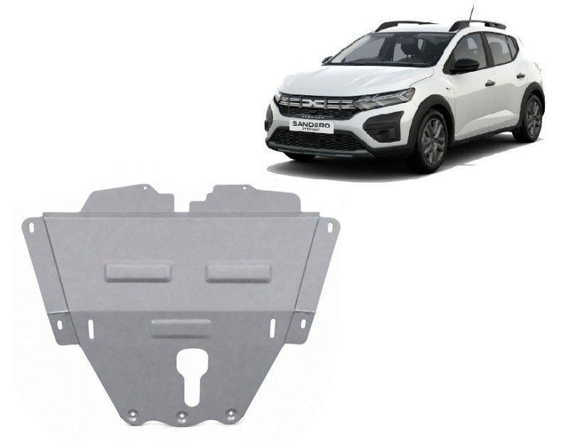 Aliumininė variklio apsauga Dacia Sandero Stepway (2021-2026)