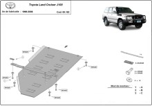 Plieninė pavarų dėžės apsauga Toyota Land Cruiser J100 (1998-2008)