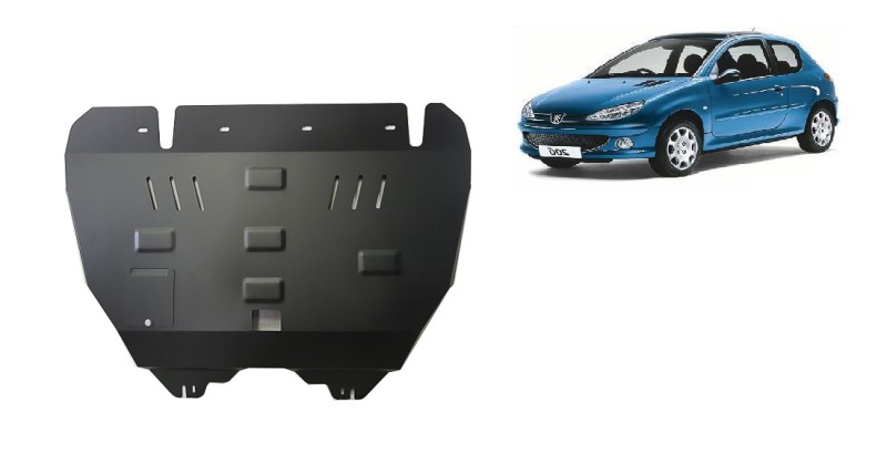 Plieninė variklio apsauga Peugeot 206 (1998-2012)