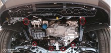 Aliumininė variklio apsauga Kia Sportage (2019-2021)