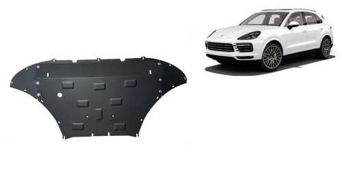 Plieninė variklio apsauga Porsche Cayenne (2018-2026)