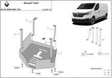 Plieninė katalizatoriaus apsauga Renault Trafic (2022-2026)
