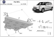 Plieninė variklio apsauga Fiat 500 L (2012-2022)
