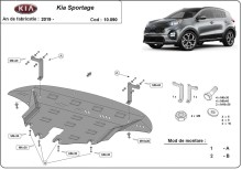Plieninė variklio apsauga Kia Sportage (2019-2021)