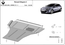 Plieninė variklio apsauga Renault Megane 3 (2008-2017)
