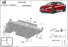 Aliumininė variklio apsauga Volvo S60 (2010-2018)