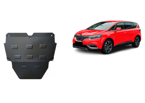 Plieninė variklio apsauga Renault Espace 5 (2015-2026)