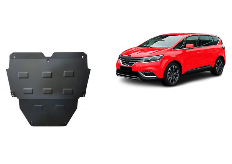 Plieninė variklio apsauga Renault Espace 5 (2015-2026)