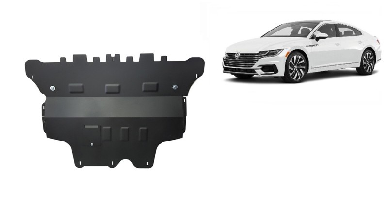 Plieninė variklio apsauga VW Arteon - automatinė pavarų dėžė (2017-2026)