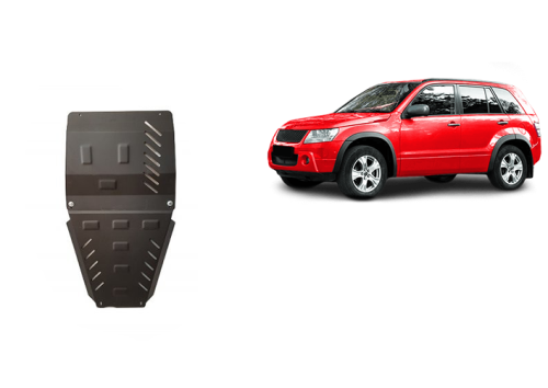 Plieninė pavarų dėžės ir reduktoriaus apsauga Suzuki Grand Vitara 2 (2005-2019) Plieninė pavarų dėžės ir reduktoriaus apsauga Suzuki Grand Vitara 2 (2005-2019)
