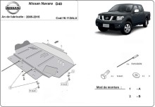 Aliumininė variklio apsauga Nissan Navara (2005-2015)