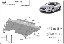Aliumininė variklio apsauga Volvo V60 (2010-2018)