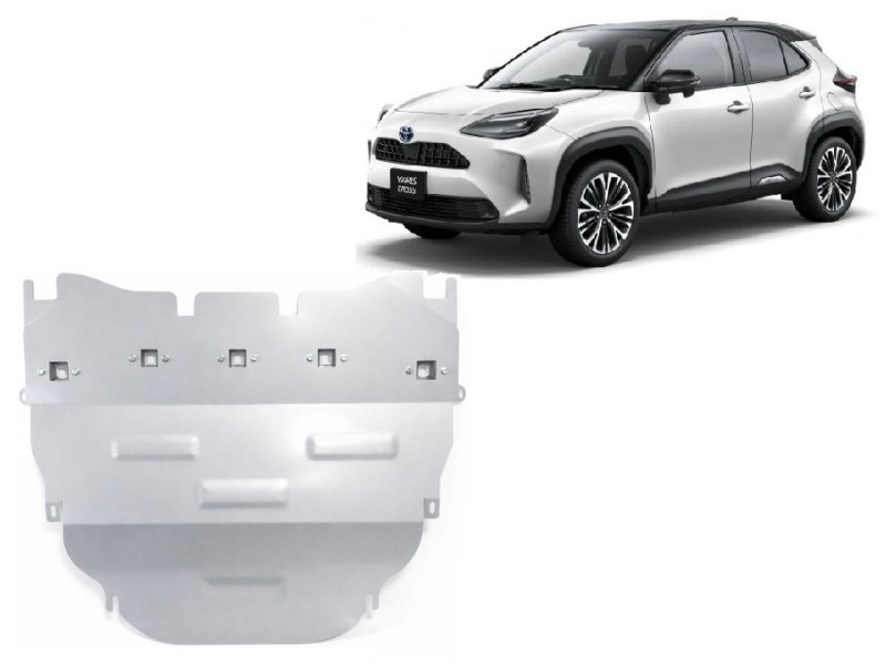 Aliumininė variklio apsauga Toyota Yaris Cross (2021-2026)