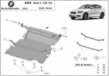 Plieninė variklio apsauga BMW 1 serija F20/F21 (2011-2018)