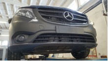 Plieninė variklio apsauga Mercedes V-Class W447, 2.2 D, 4x4 (2014-2020)
