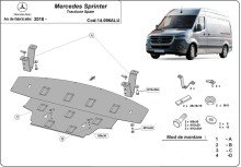 Aliumininė variklio apsauga Mercedes Sprinter - RWD (2018-2026)