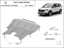 Plieninė variklio apsauga Dacia Lodgy Stepway (2012-2026)