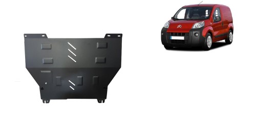 Plieninė variklio apsauga Citroen Nemo (2008-2017)