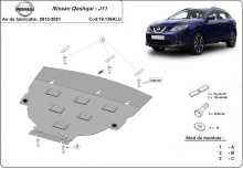 Aliumininė variklio apsauga Nissan Qashqai J11 (2013-2021)