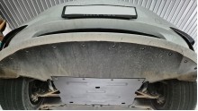 Plieninė priekinio elektros variklio apsauga Tesla Model 3 AWD (2017-2026)