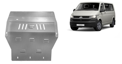 Plieninė cinkuota variklio apsauga Volkswagen Transporter T6.1 (2019-2022)
