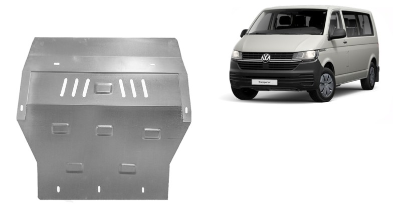 Plieninė cinkuota variklio apsauga Volkswagen Transporter T6.1 (2019-2022)