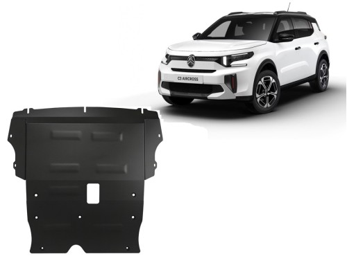 Plieninė variklio apsauga Citroen C3 Aircross (2024-2026)