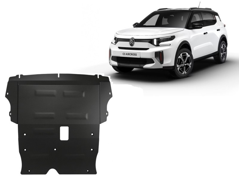 Plieninė variklio apsauga Citroen C3 Aircross (2024-2026)