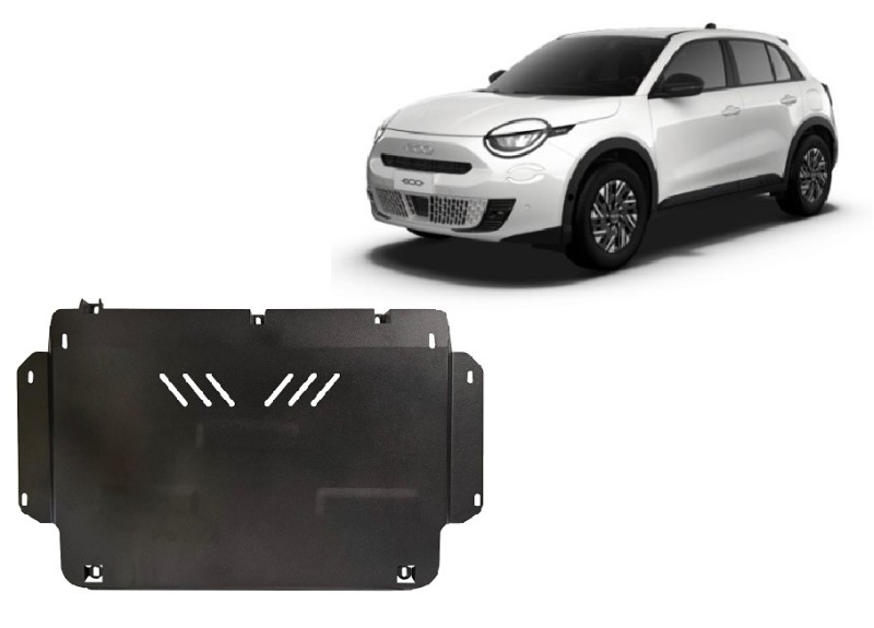 Plieninė variklio apsauga Fiat 600 (2023-2026)