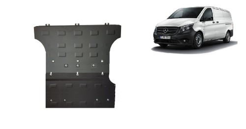 Plieninė variklio apsauga Mercedes V-Class W447 2.2 D, 4x2 (2014-2026) Plieninė variklio apsauga Mercedes V-Class W447 2.2 D, 4x2 (2014-2026)