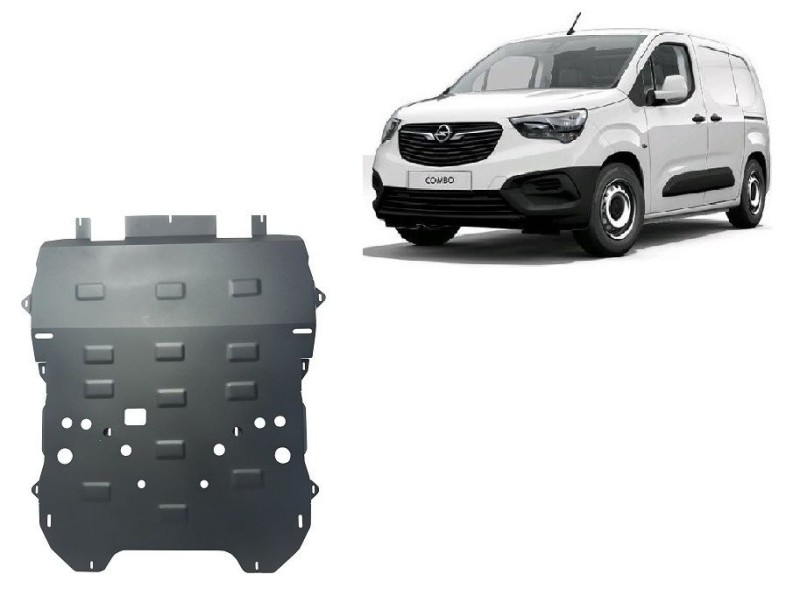 Plieninė variklio apsauga Opel Combo C (2018-2026)