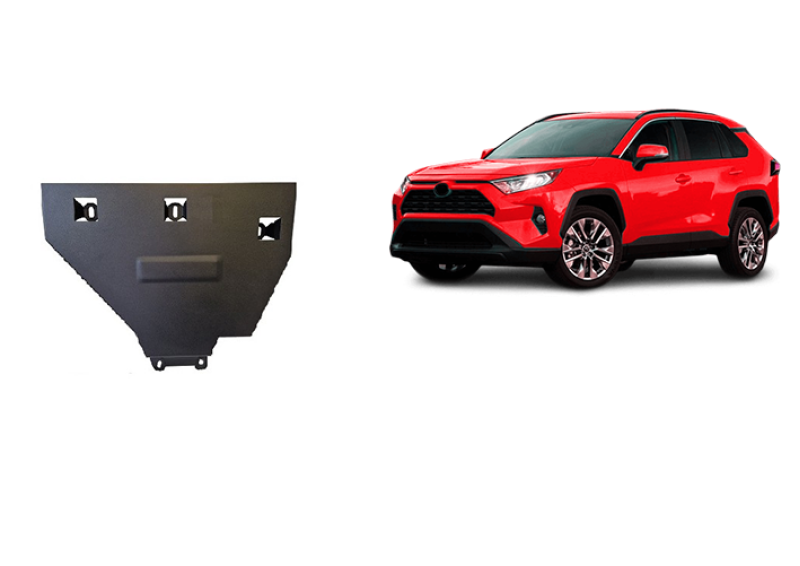Plieninė diferencialo apsauga Toyota RAV 4 Hybrid (2018-2025)