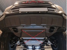 Plieninė pavarų dėžės apsauga Jac T8 (2018-2026)