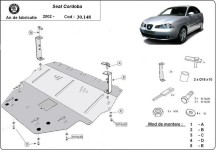 Plieninė variklio apsauga Seat Cordoba dyzelinas (2002-2010)