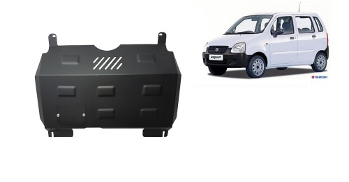 Plieninė variklio apsauga Suzuki Wagon R+ (1998-2026)