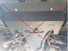 Plieninė pavarų dėžės apsauga Subaru Legacy (2003-2009)
