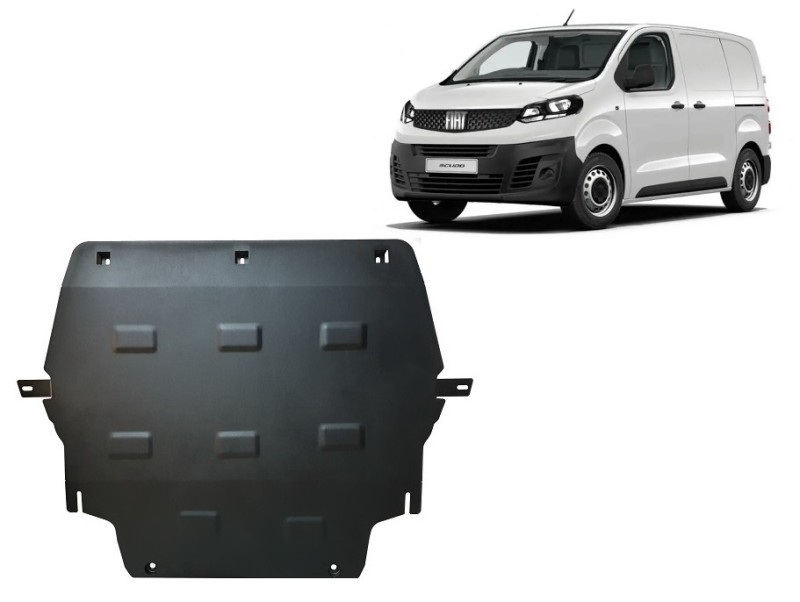 Plieninė variklio apsauga Fiat Scudo (2022-2026)