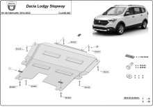 Plieninė variklio apsauga Dacia Lodgy Stepway (2014-2022)