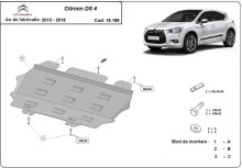 Plieninė variklio apsauga Citroen DS4 (2010-2018)
